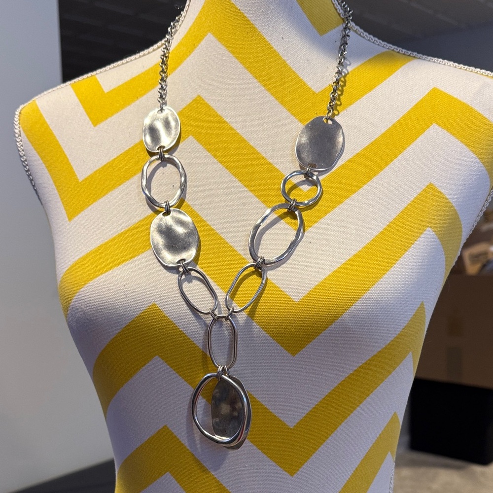 Chunky Silver Necklace from Chicos